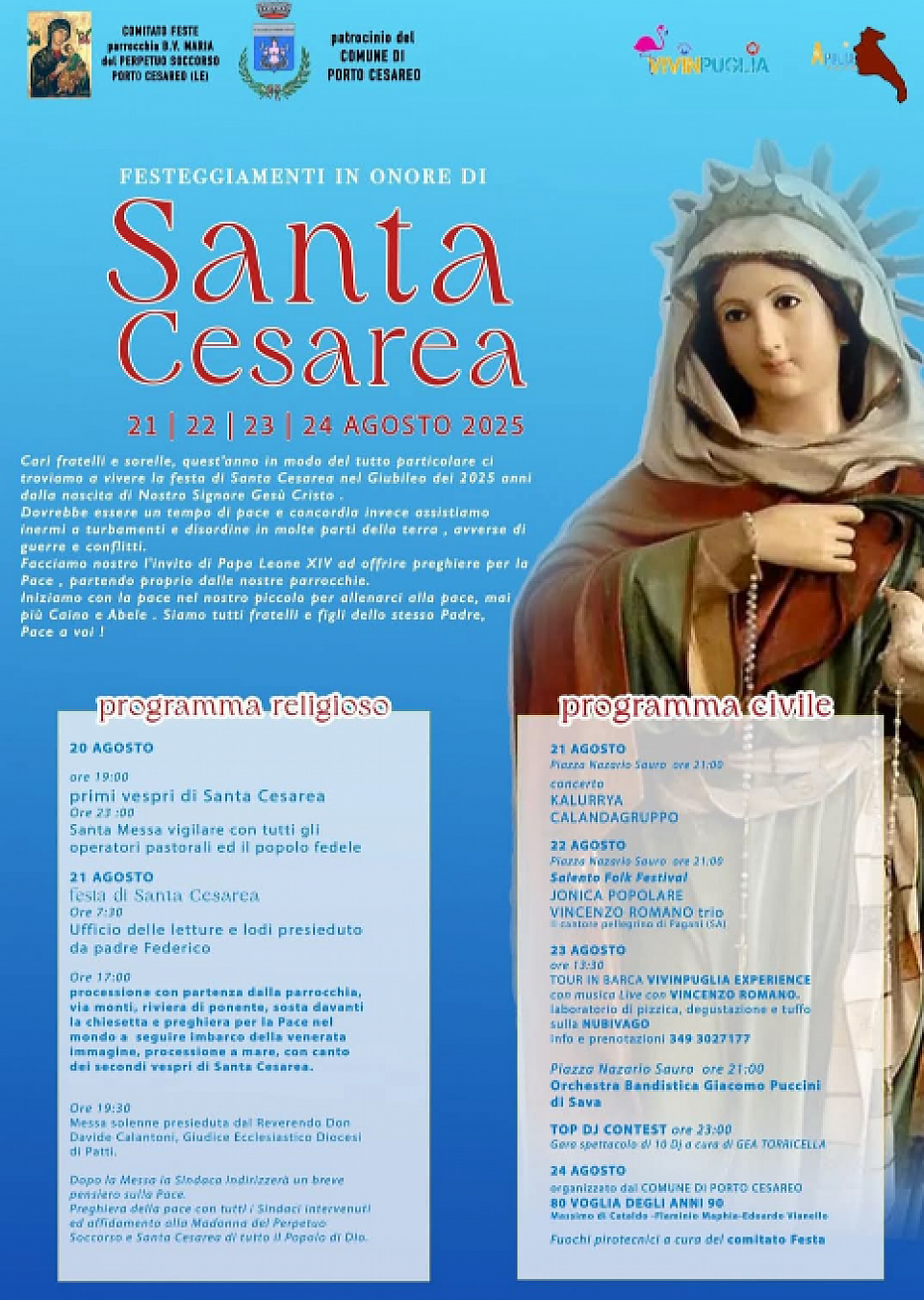 Santa cesarea 2025